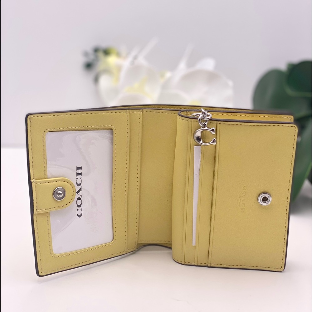 Coach Yellow Floral Wallet - Picture 10 of 11